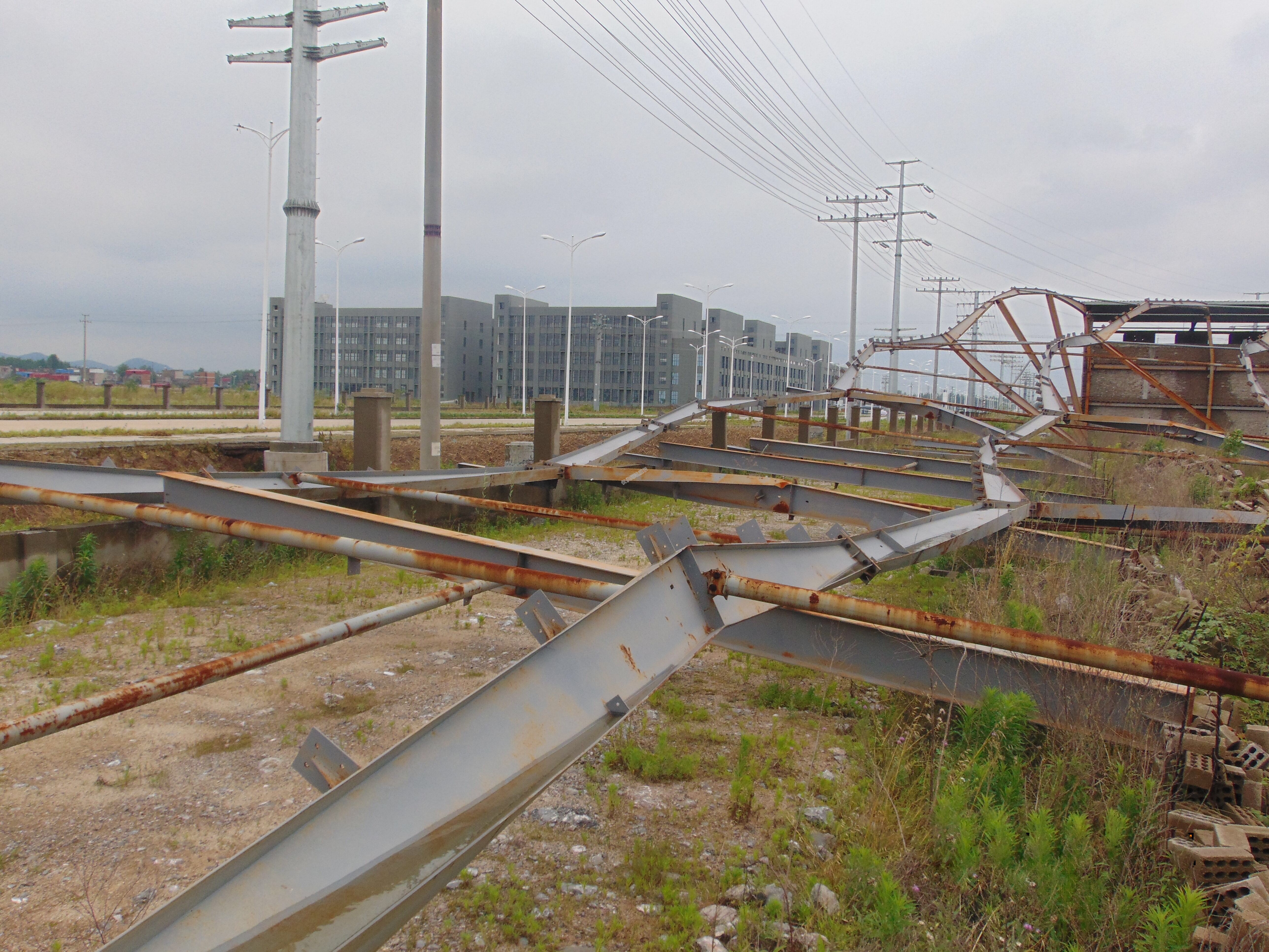 安徽鴻望原牛皮生產車間剛架倒塌司法鑒定