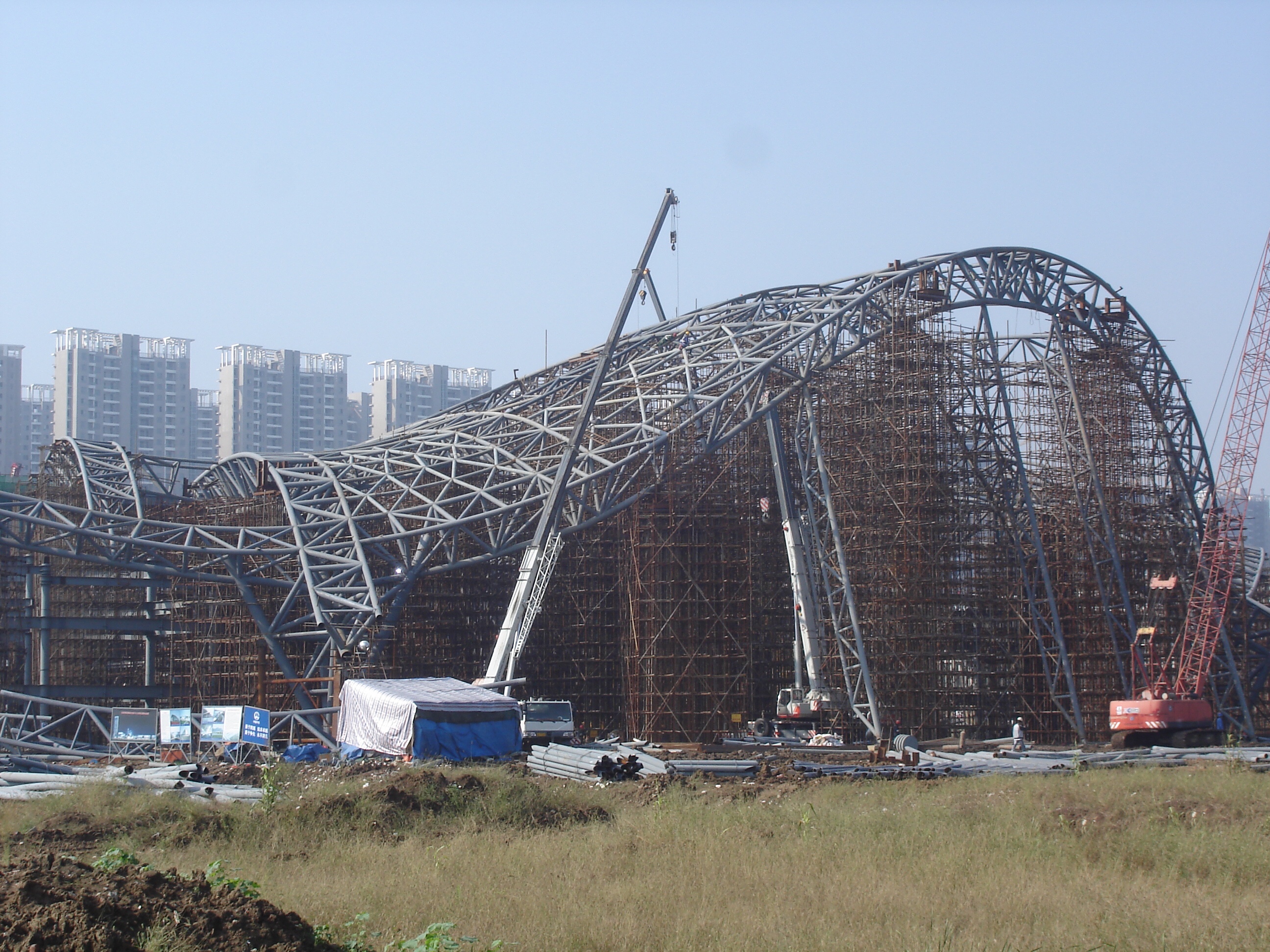 濱湖國際會展中心應力監測